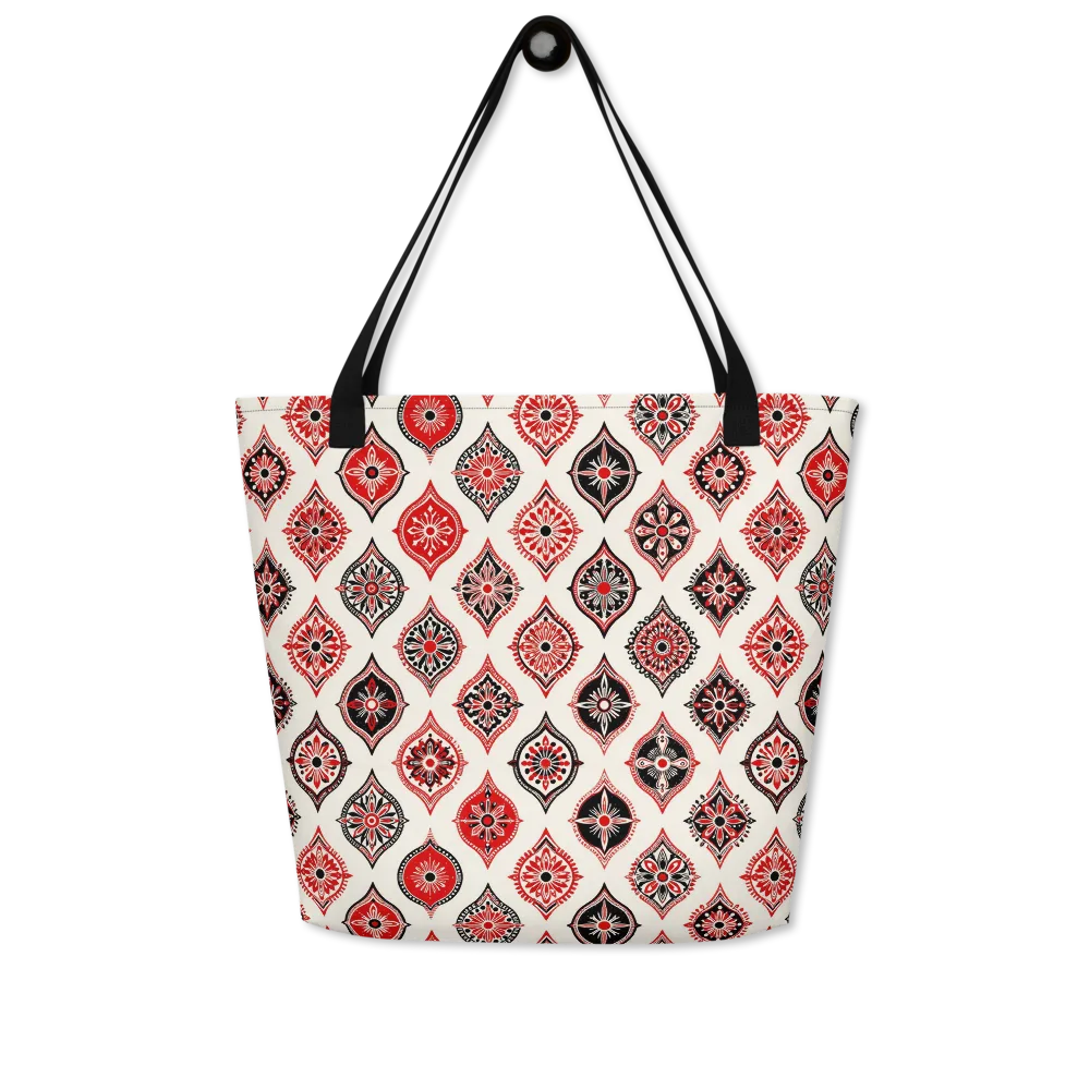 Ruby Caravan on Large Tote Bag W/ Pocket — Front