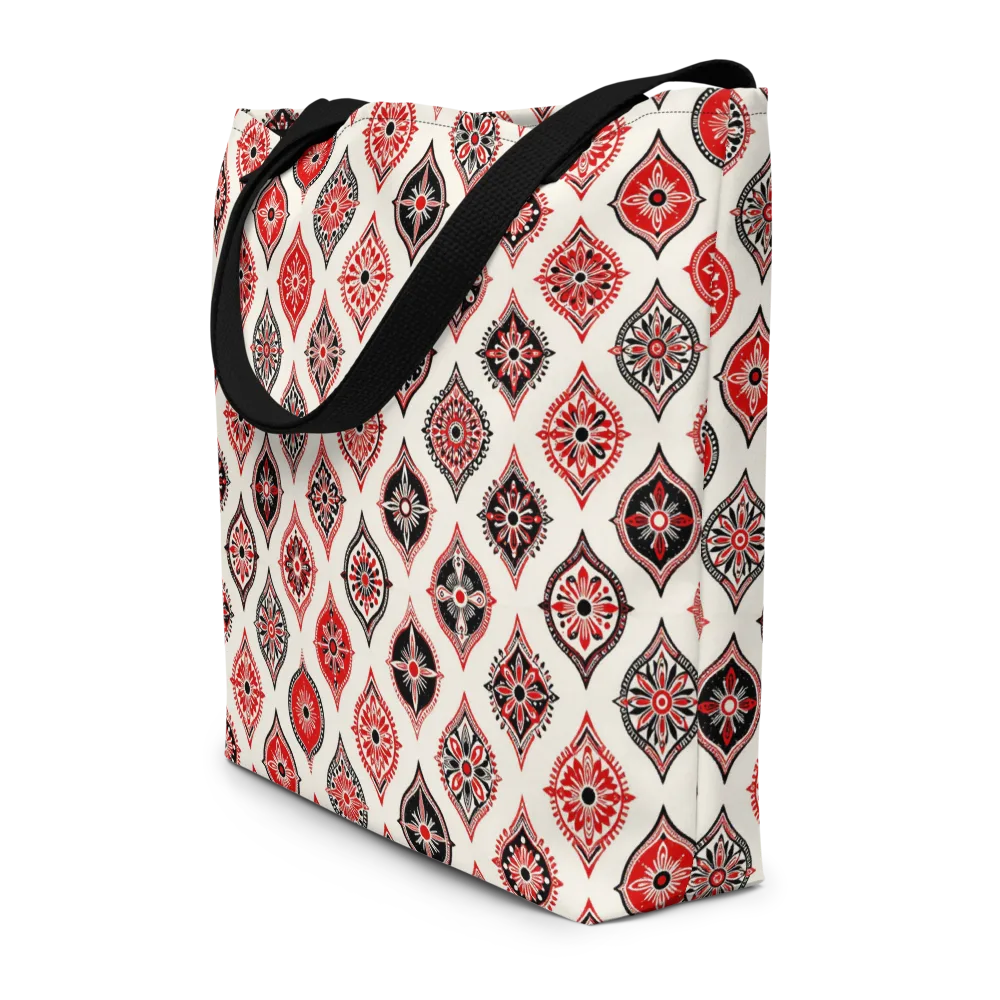 Ruby Caravan on Large Tote Bag W/ Pocket — Front