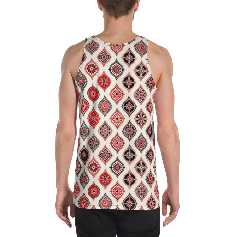 Ruby Caravan on Men's Tank Top — Back