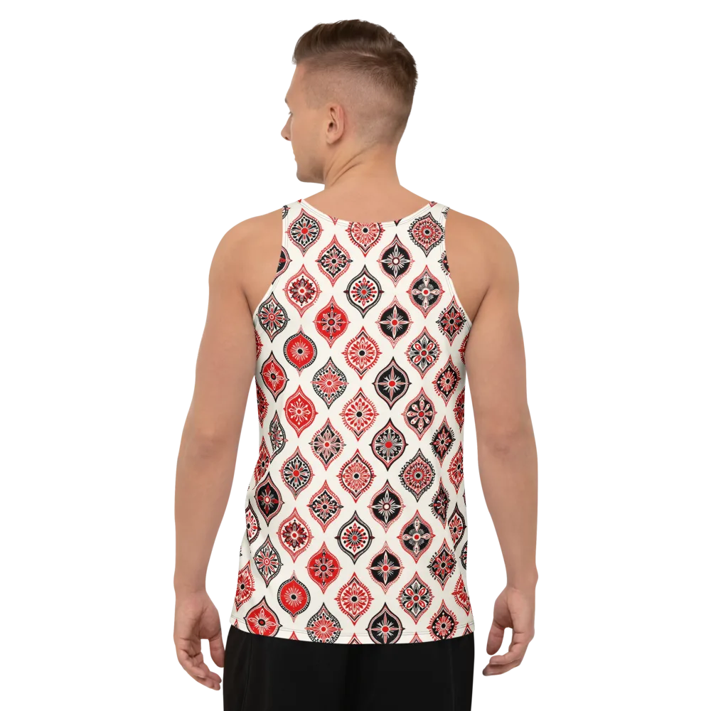 Ruby Caravan on Men's Tank Top — Back