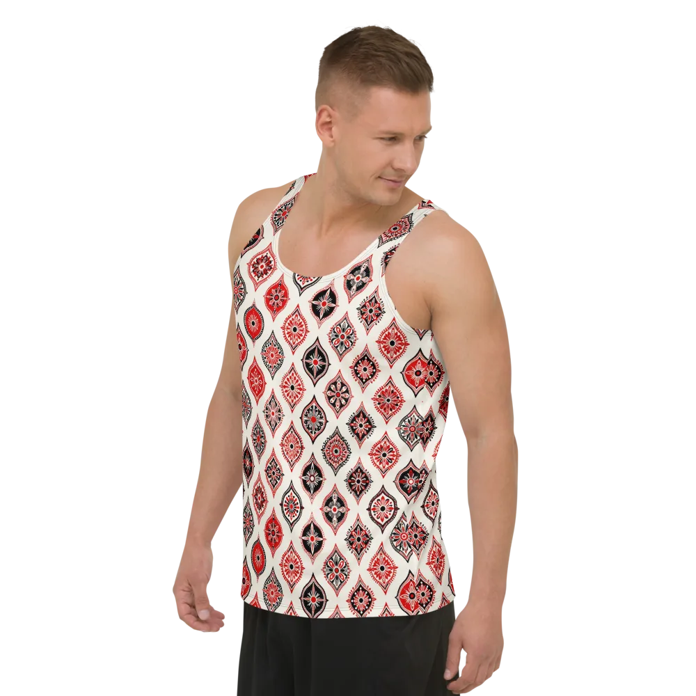 Ruby Caravan on Men's Tank Top — Left Front