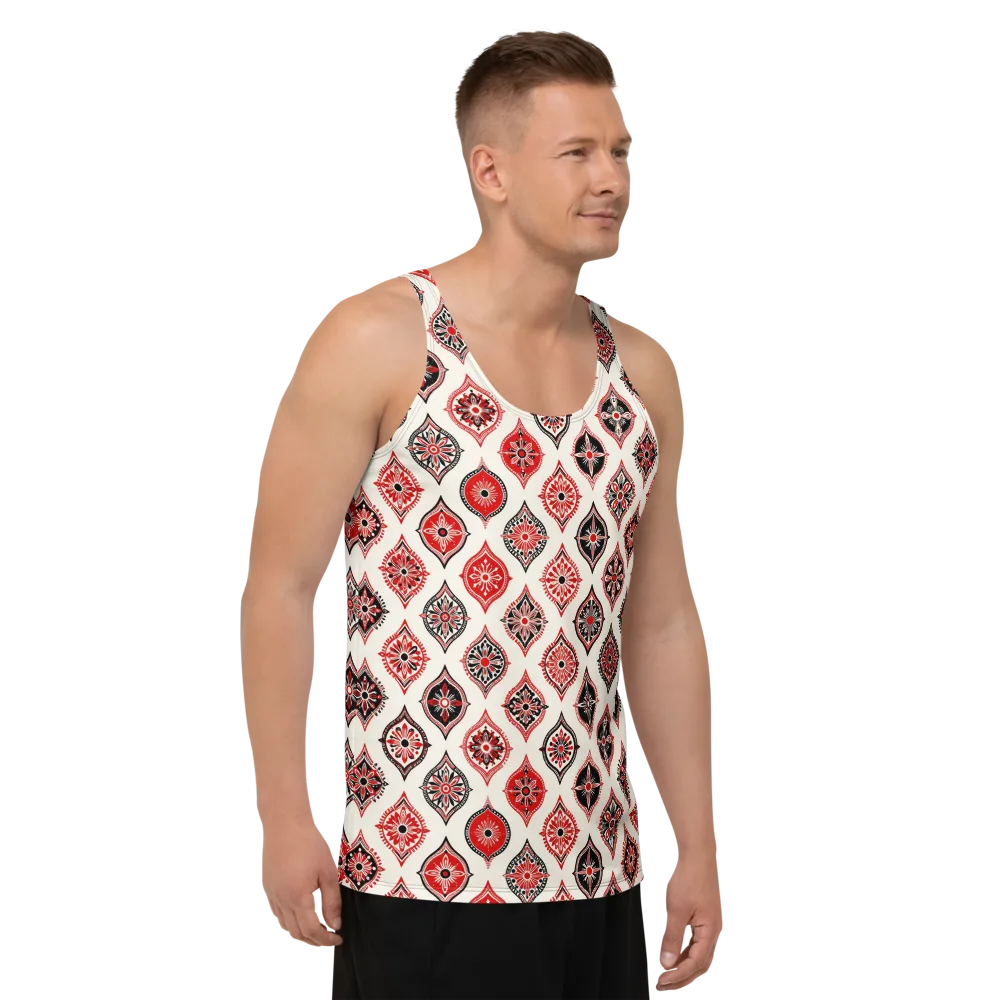 Ruby Caravan on Men's Tank Top — Right Front