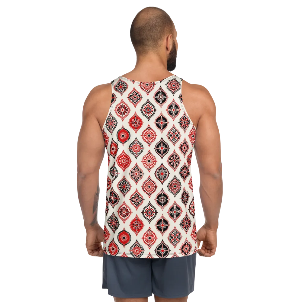 Ruby Caravan on Men's Tank Top — Back