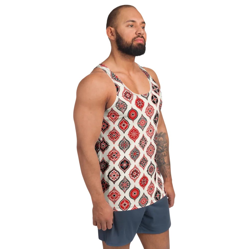 Ruby Caravan on Men's Tank Top — Right Front