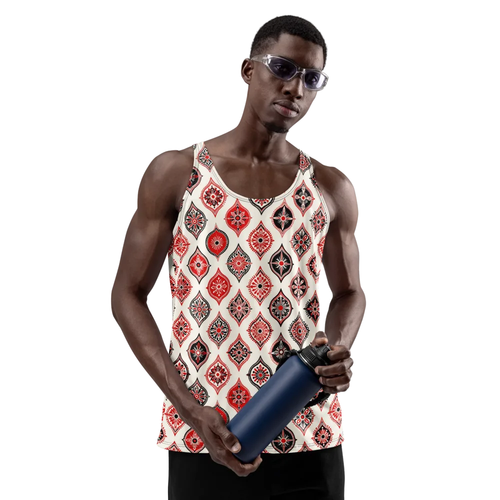 Ruby Caravan on Men's Tank Top — Front
