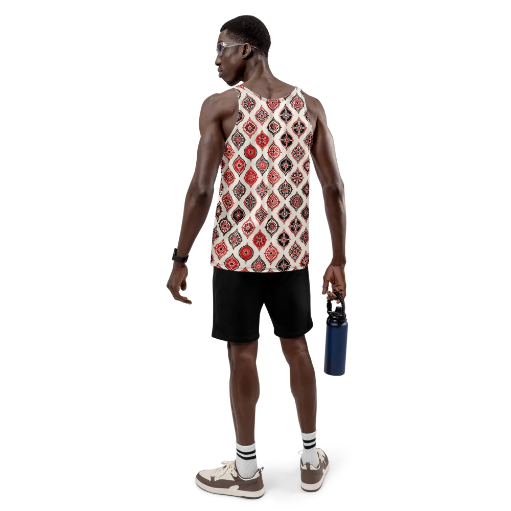 Ruby Caravan on Men's Tank Top — Back