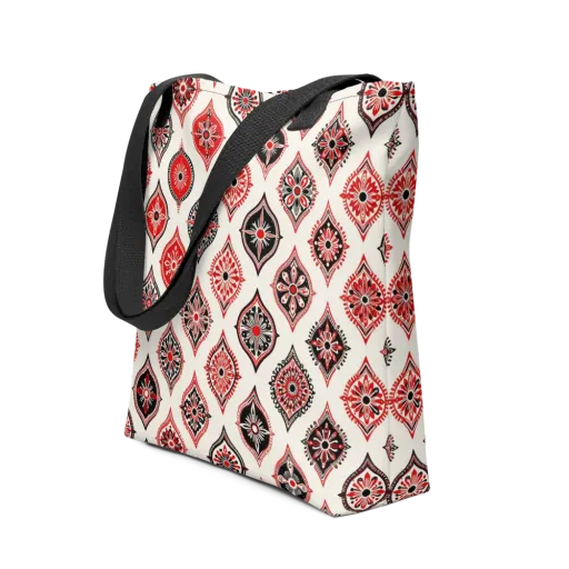 Ruby Caravan on a Tote Bag