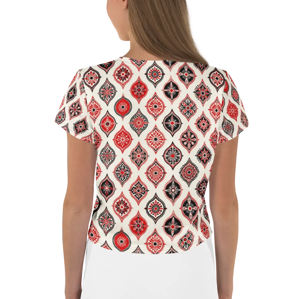 Ruby Caravan on Crop Tee — Back