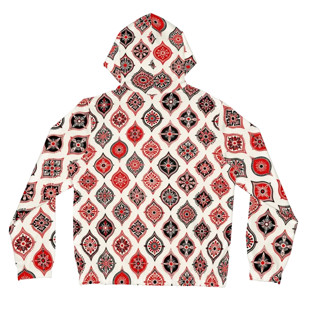 Ruby Caravan on Women's Full-Zip Hoodie — Back