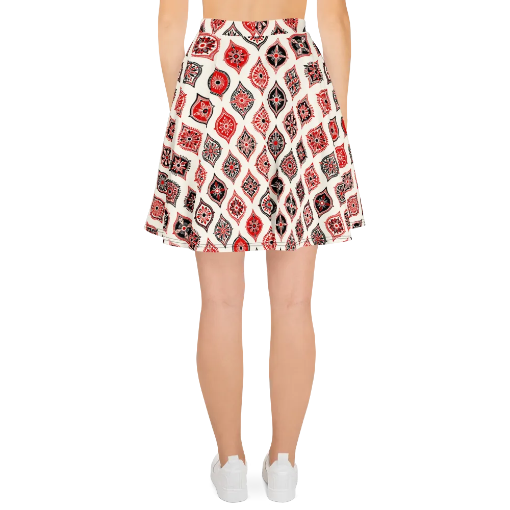 Ruby Caravan on Skater Skirt — Back