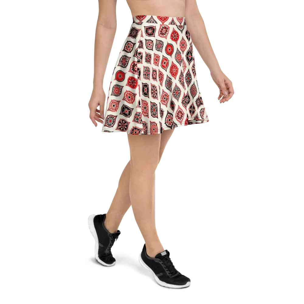Ruby Caravan on Skater Skirt — Right