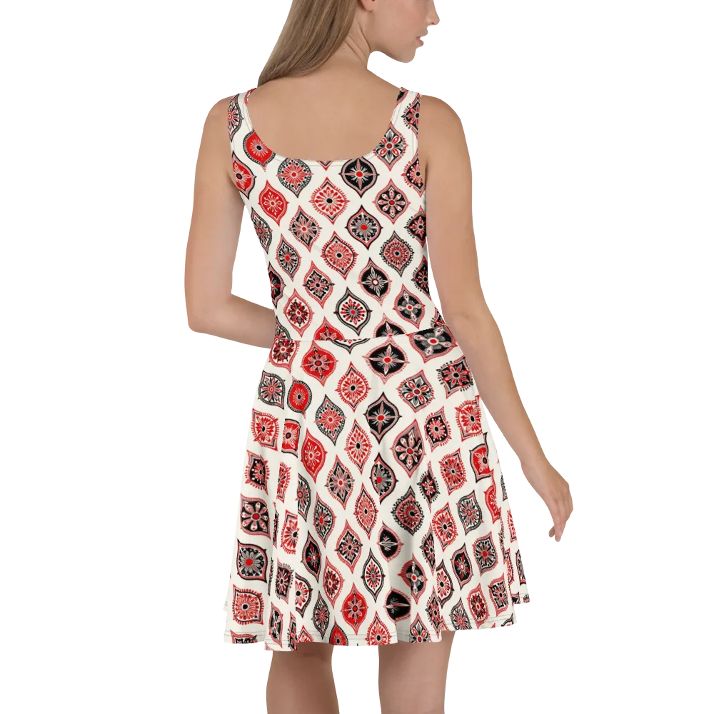Ruby Caravan on Skater Dress — Back