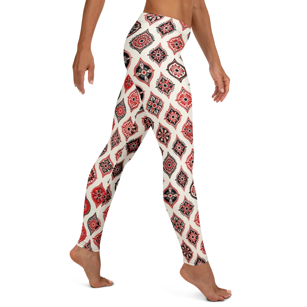 Ruby Caravan on Leggings — Right