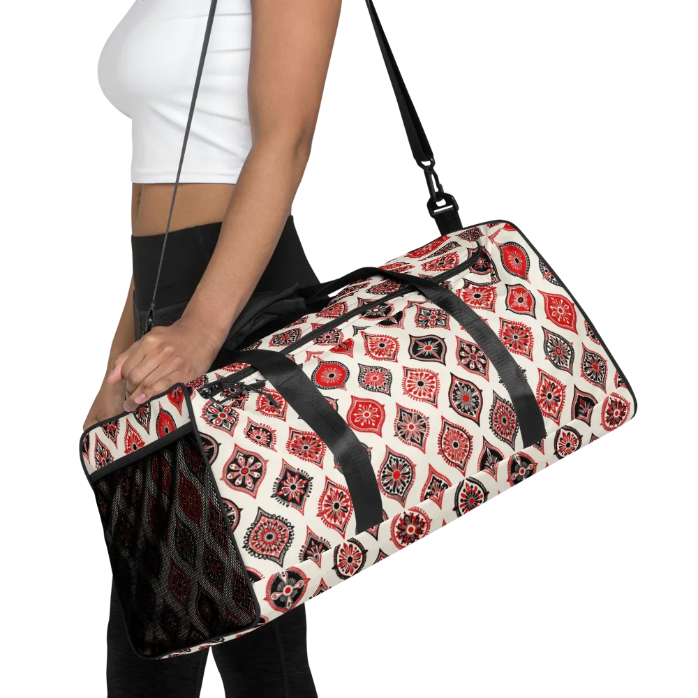 Ruby Caravan on Duffle Bag — Front