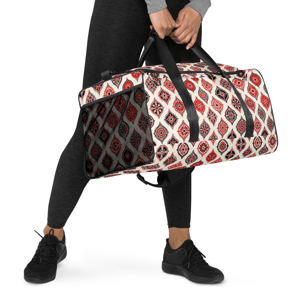 Ruby Caravan on Duffle Bag — Right Front