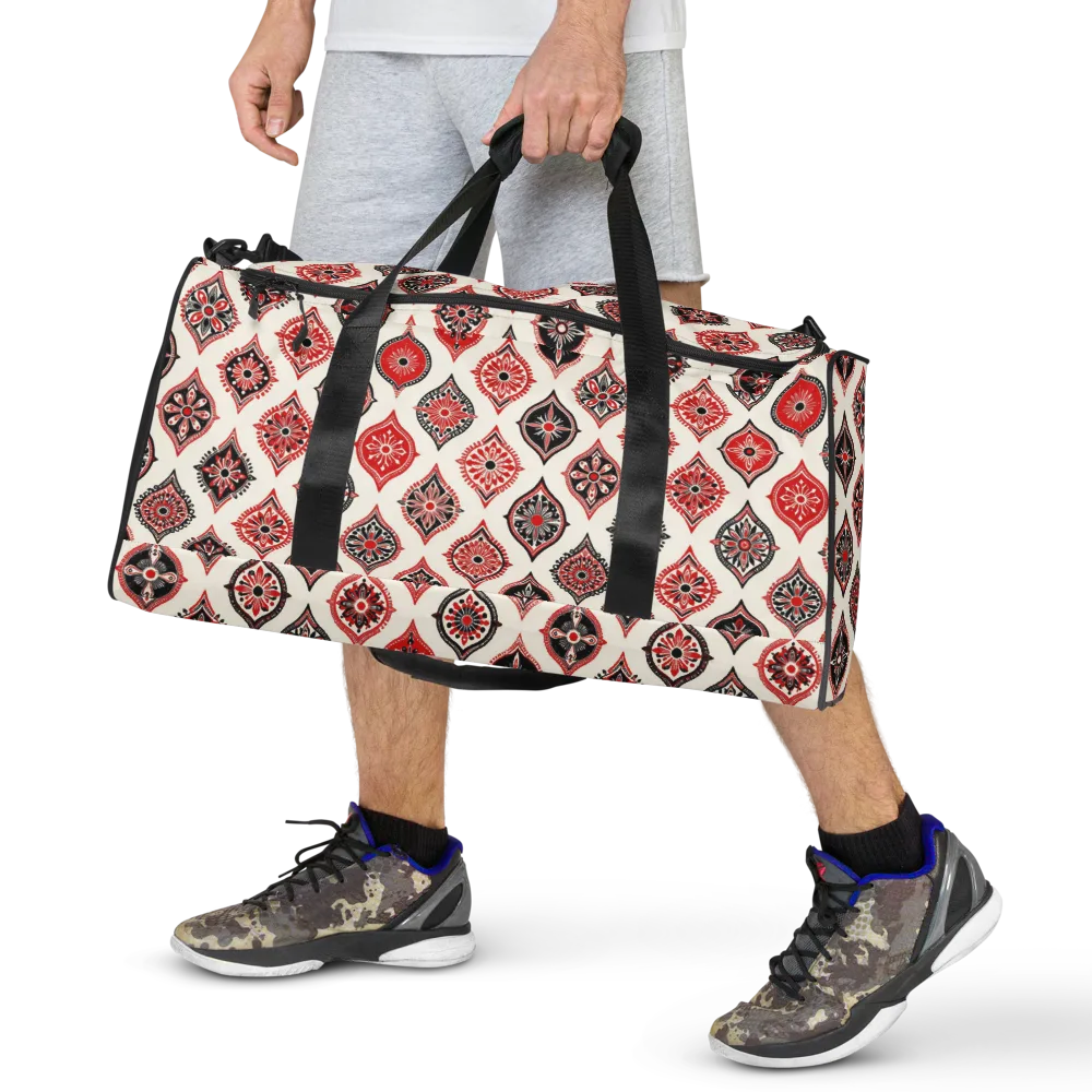 Ruby Caravan on Duffle Bag — Front