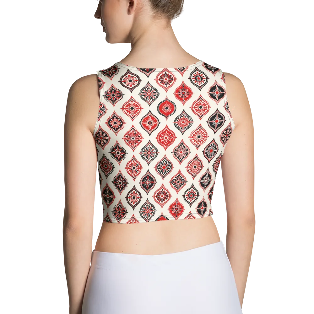 Ruby Caravan on Crop Top — Back
