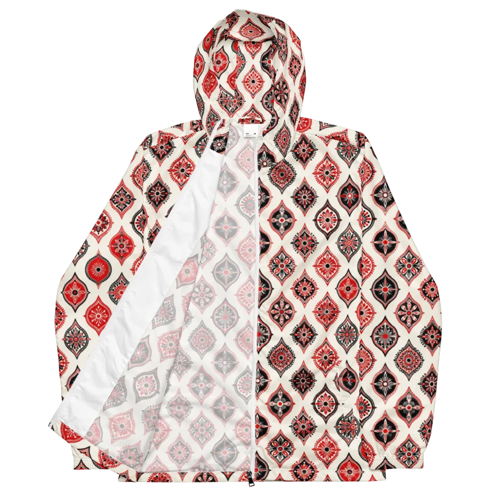 Ruby Caravan on Men's Windbreaker — Front