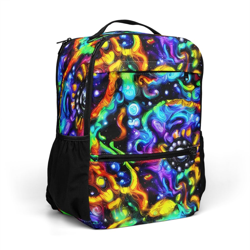 Infinite Colorstorm on Utility Backpack — Right Front