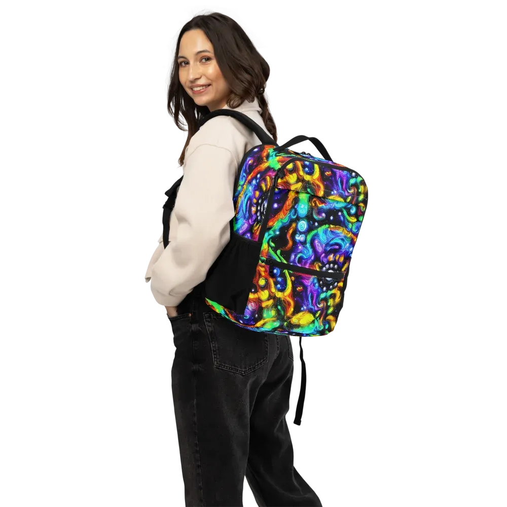 Infinite Colorstorm on Utility Backpack — Back