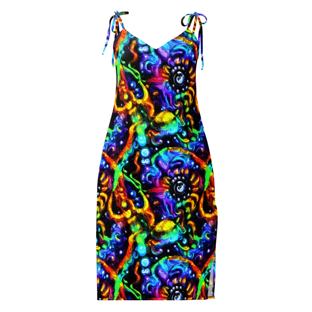 Infinite Colorstorm on Slip Dress — Front