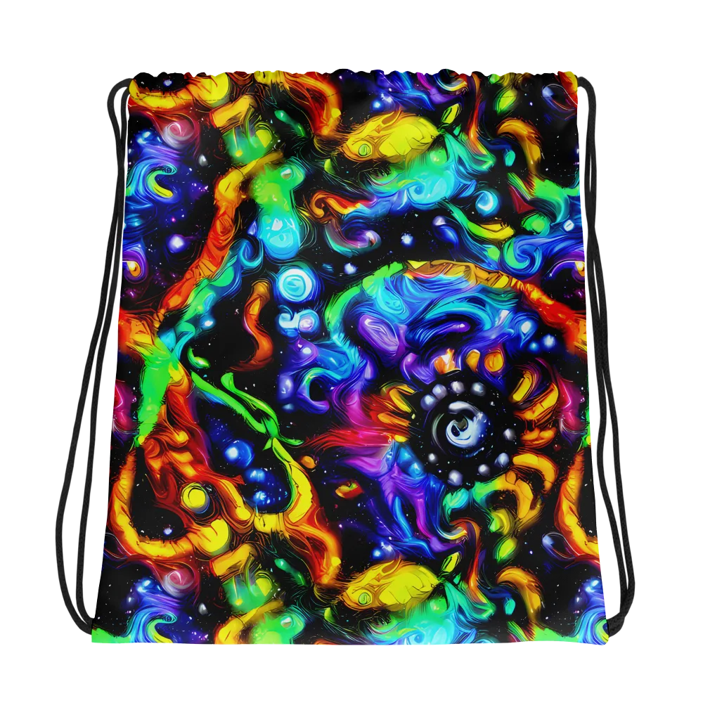 Infinite Colorstorm on Drawstring Bag — Photo