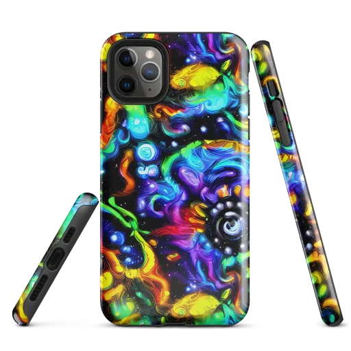 Infinite Colorstorm on a Tough Case for iPhone®