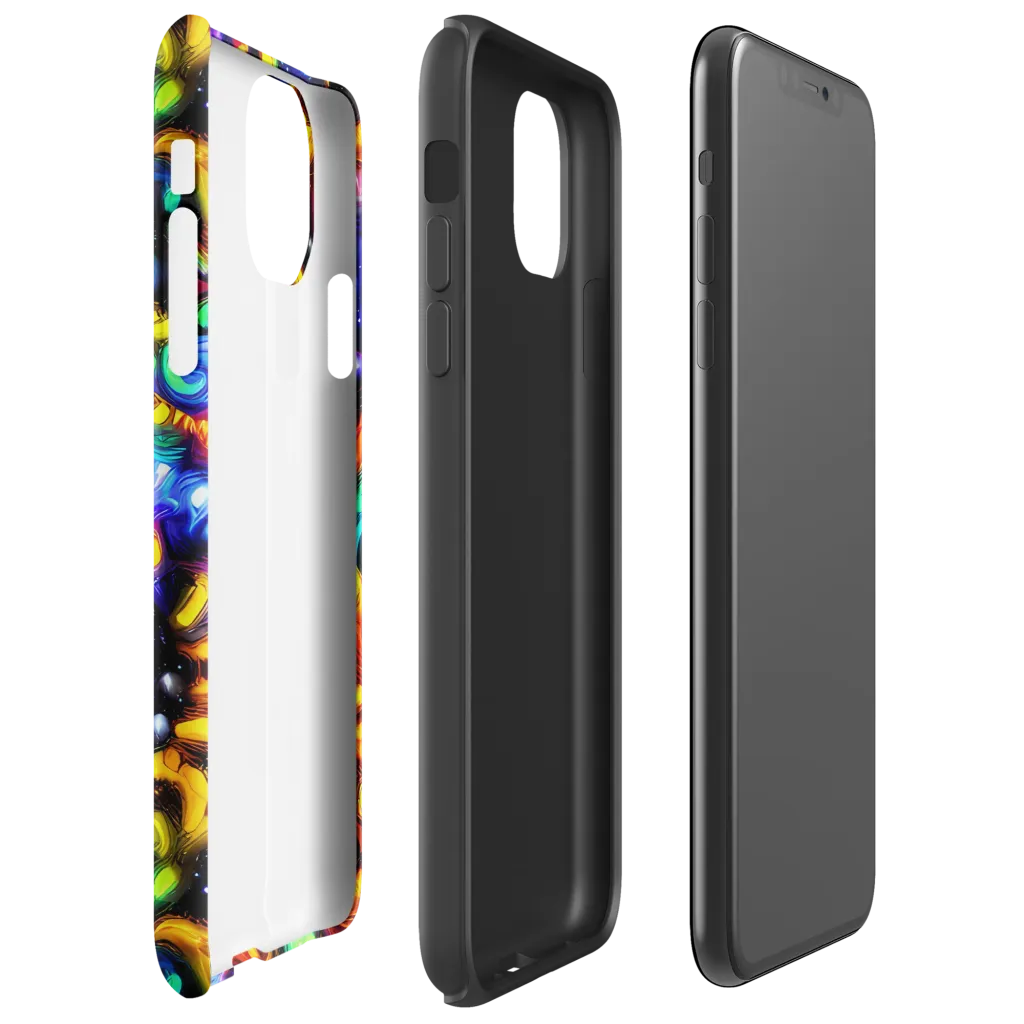 Infinite Colorstorm on Tough Case for iPhone® — Right