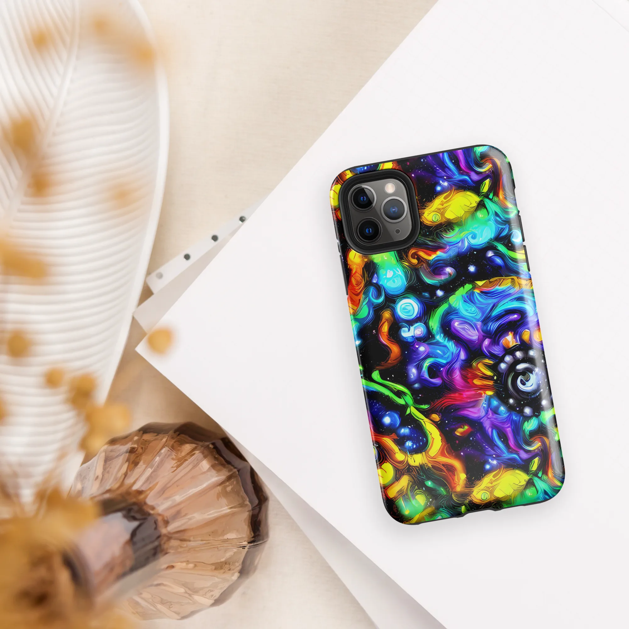 Infinite Colorstorm on Tough Case for iPhone® — Front