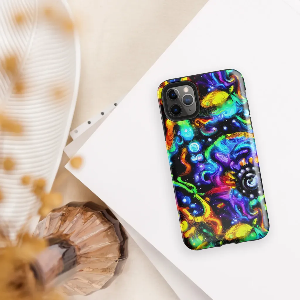 Infinite Colorstorm on Tough Case for iPhone® — Front