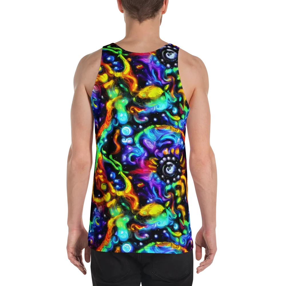 Infinite Colorstorm on Men's Tank Top — Back