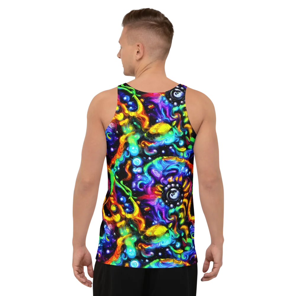 Infinite Colorstorm on Men's Tank Top — Back