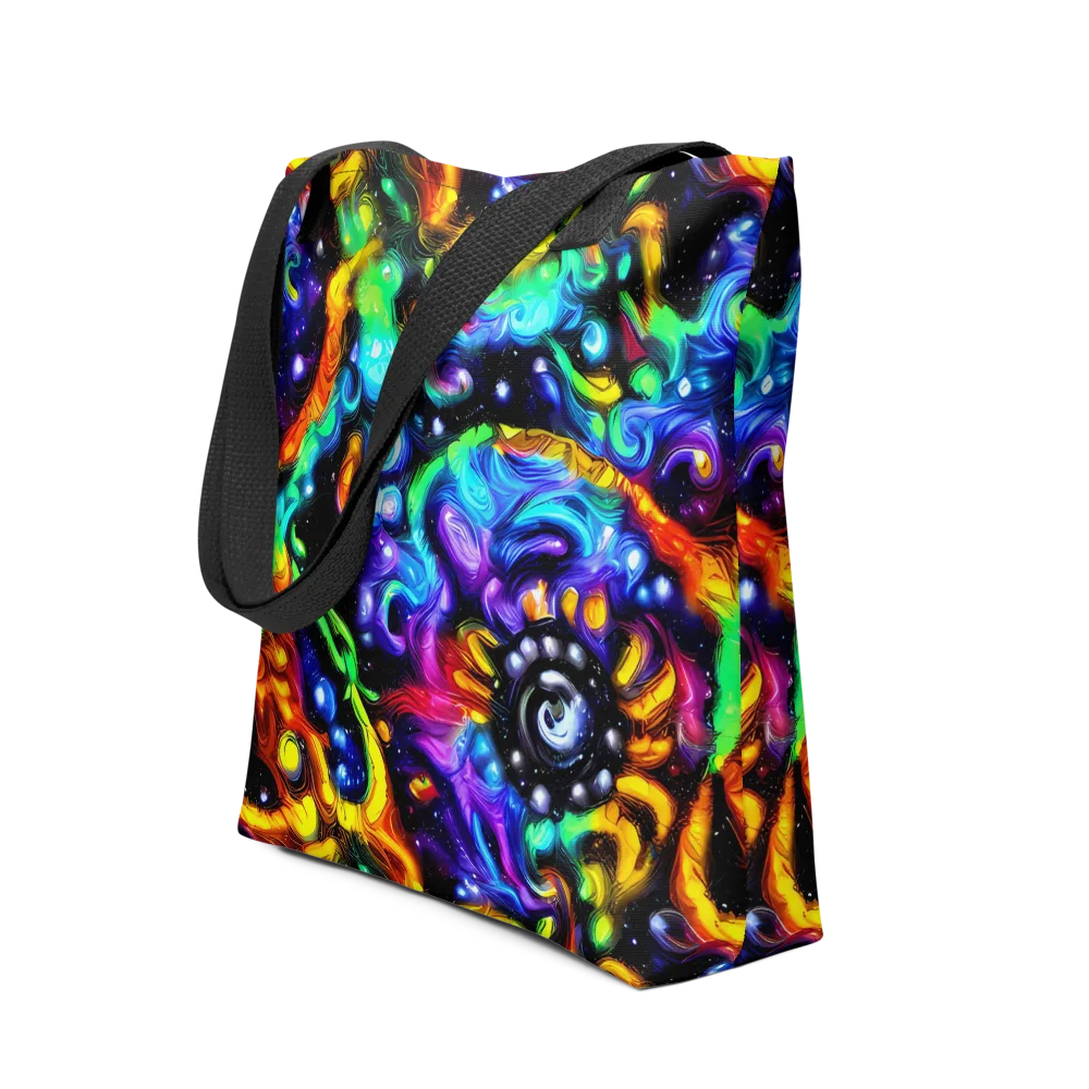 Infinite Colorstorm on Tote Bag — Front