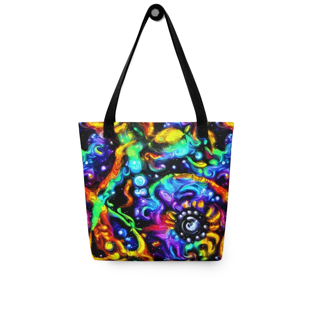 Infinite Colorstorm on Tote Bag — Front