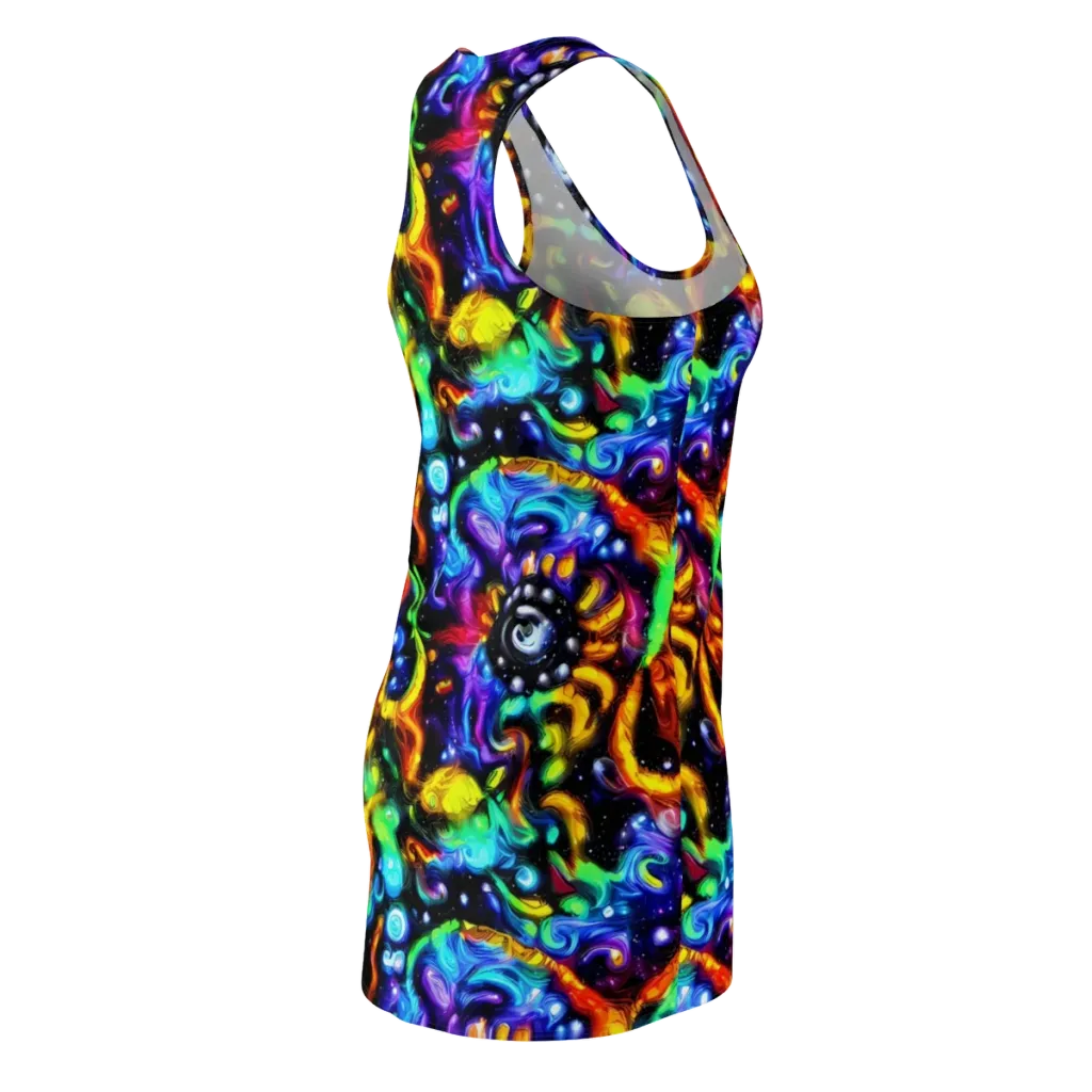 Infinite Colorstorm on Racerback Dress — Back Side