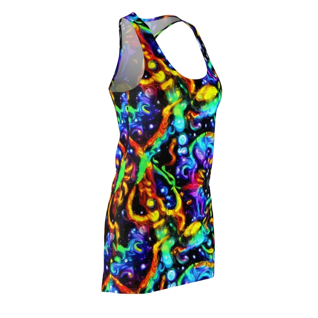 Infinite Colorstorm on Racerback Dress — Front Side