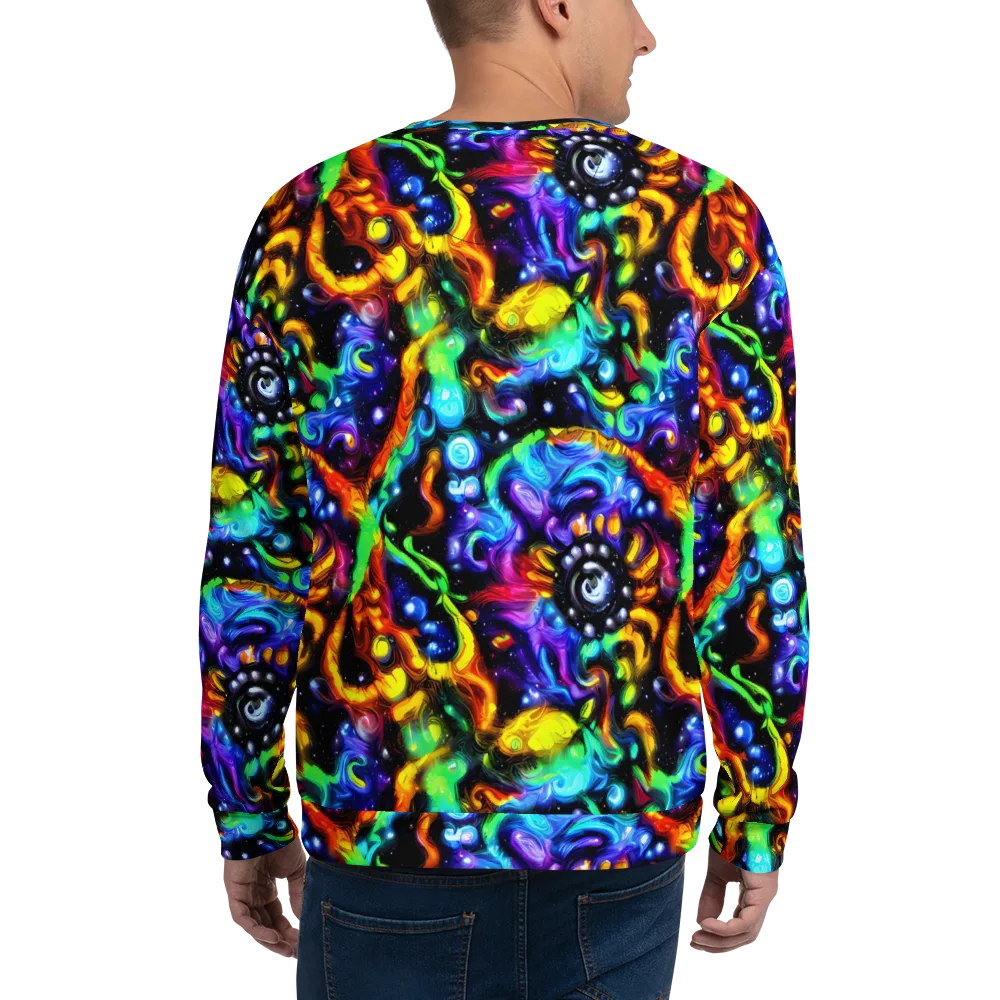 Infinite Colorstorm on Sweatshirt — Back