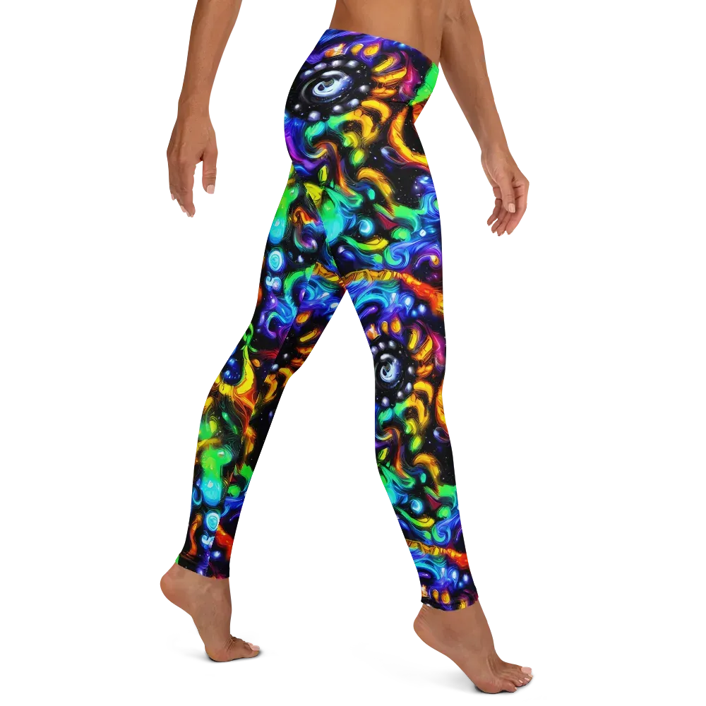Infinite Colorstorm on Leggings — Right