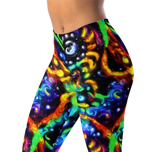 Infinite Colorstorm on a Leggings