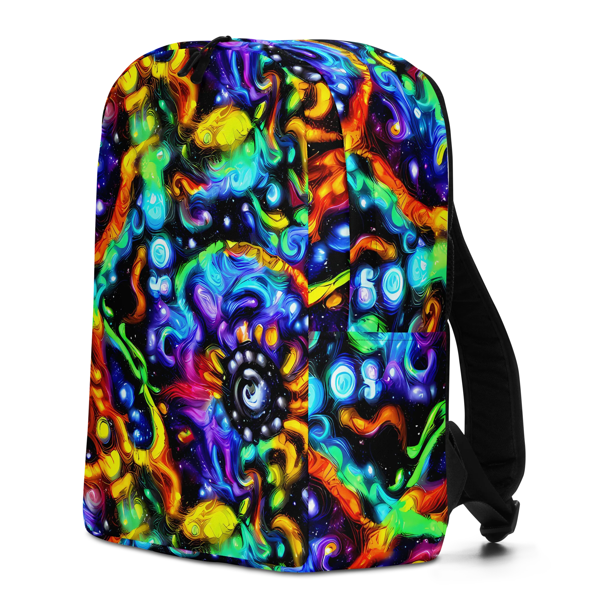 Infinite Colorstorm on Minimalist Backpack — Left