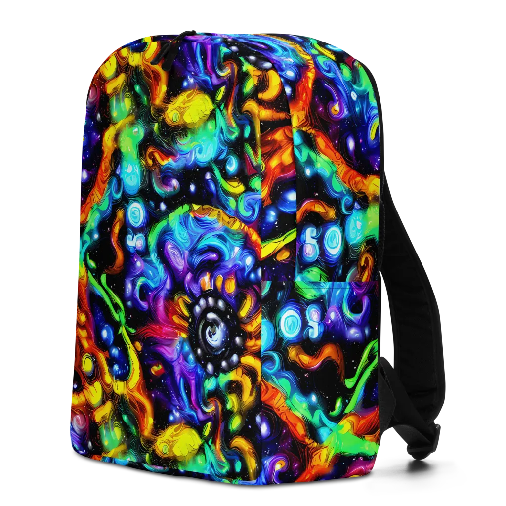 Infinite Colorstorm on Minimalist Backpack — Left