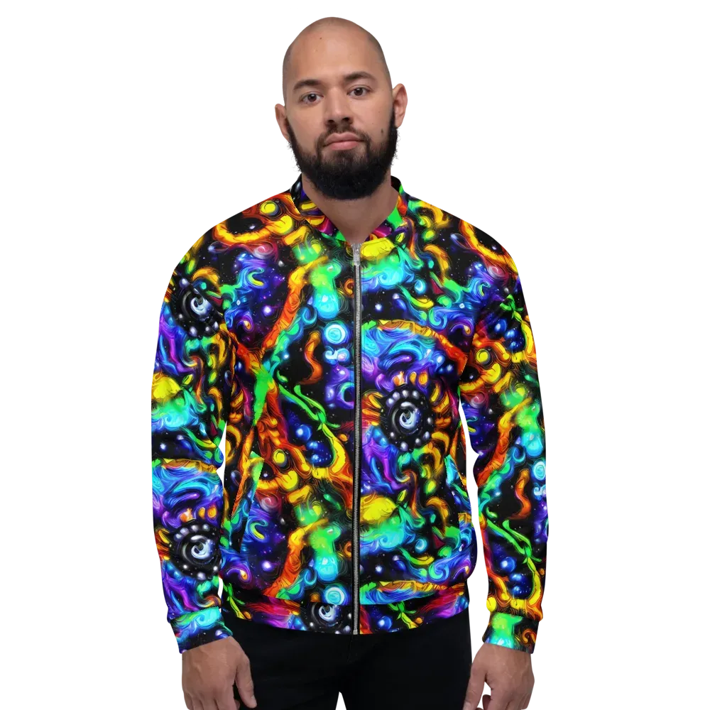 Infinite Colorstorm on Bomber Jacket — Front