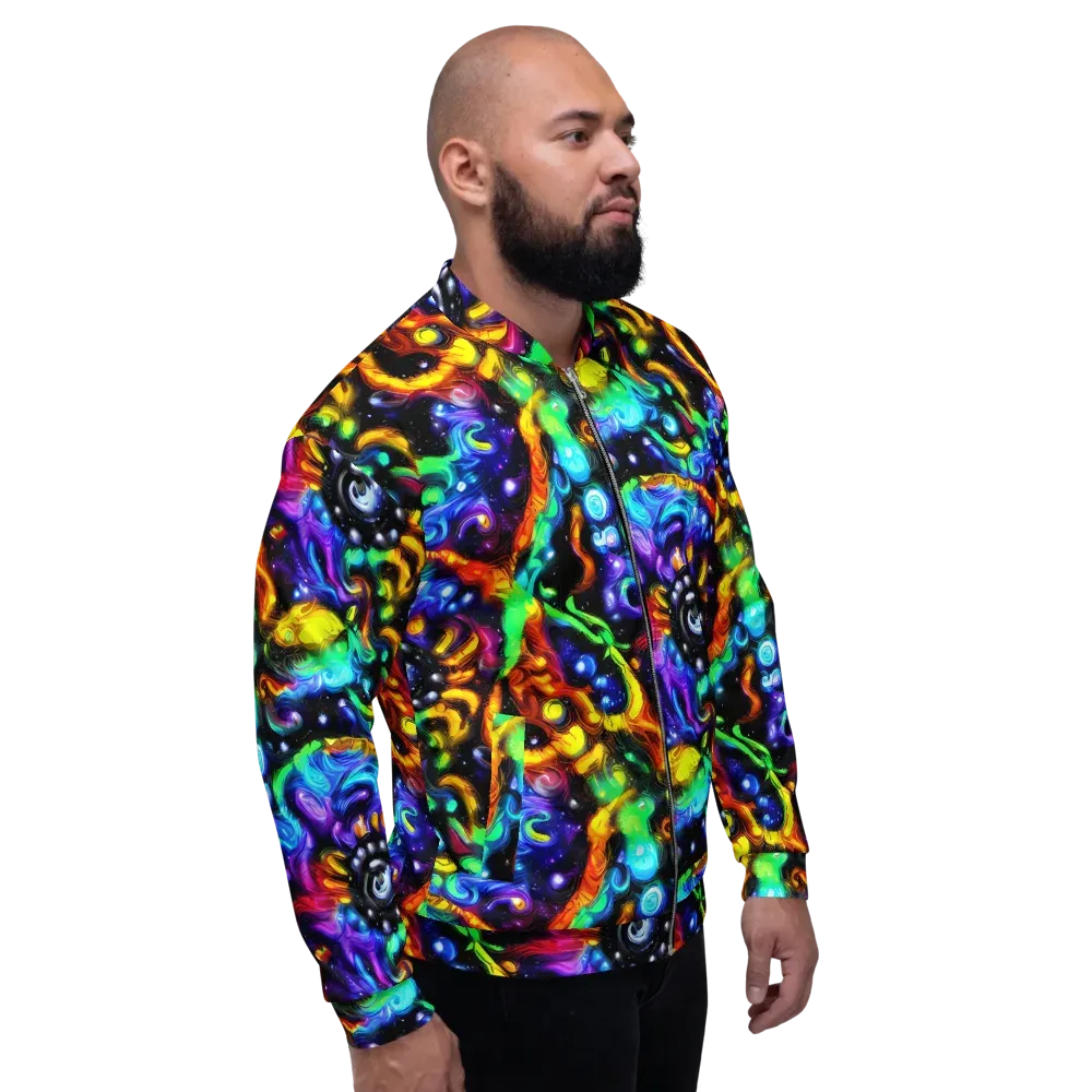 Infinite Colorstorm on Bomber Jacket — Right