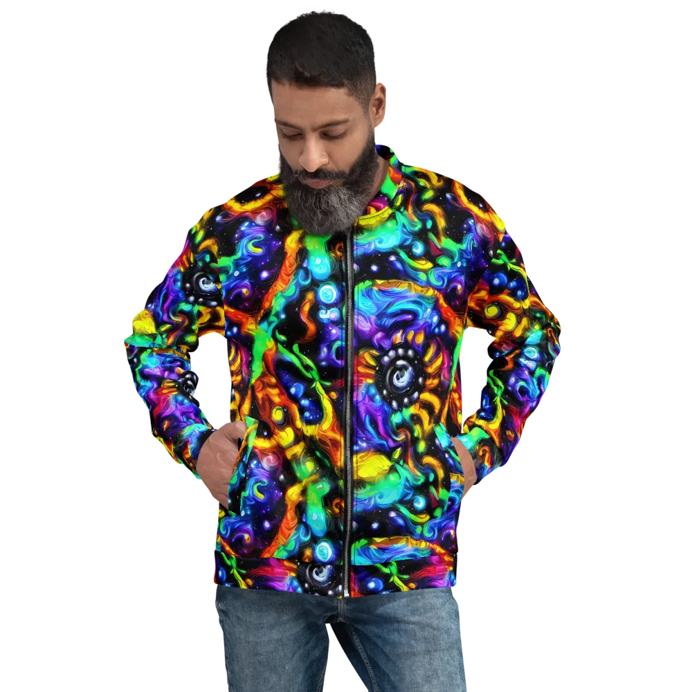 Infinite Colorstorm on Bomber Jacket — Front