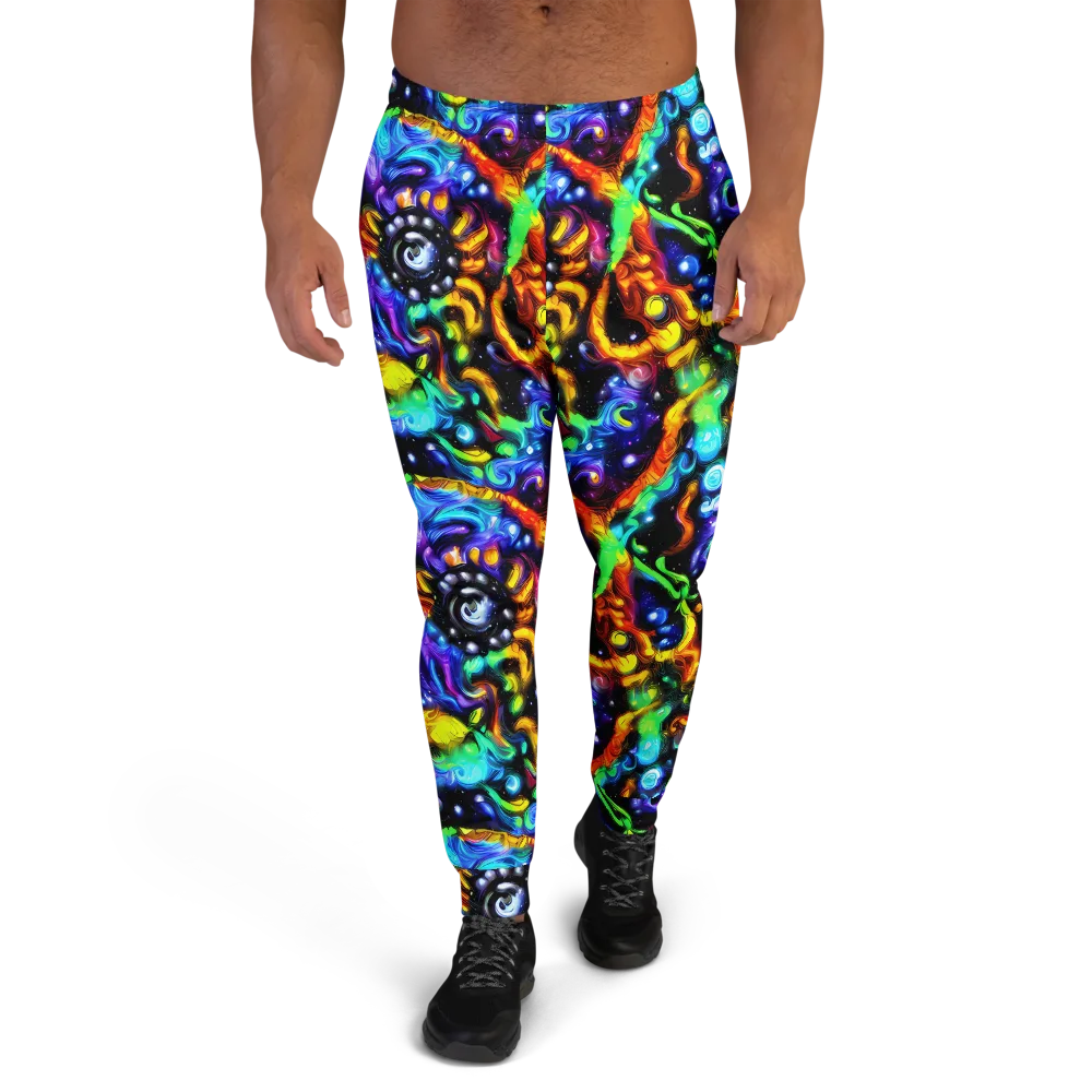 Infinite Colorstorm on Men's Joggers — Front
