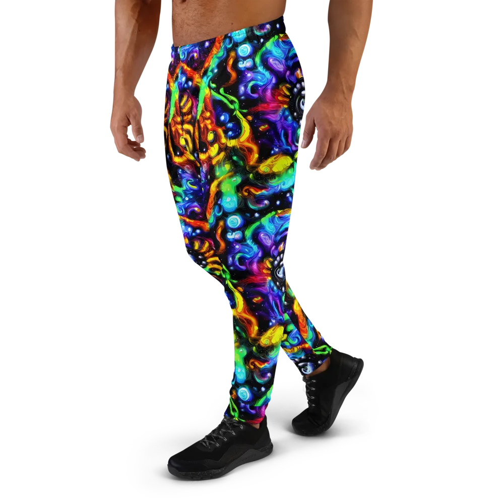 Infinite Colorstorm on Men's Joggers — Left