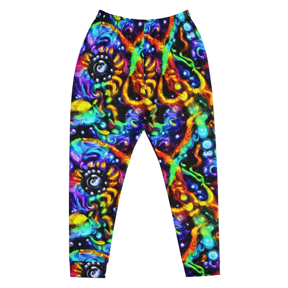 Infinite Colorstorm on Men's Joggers — Front