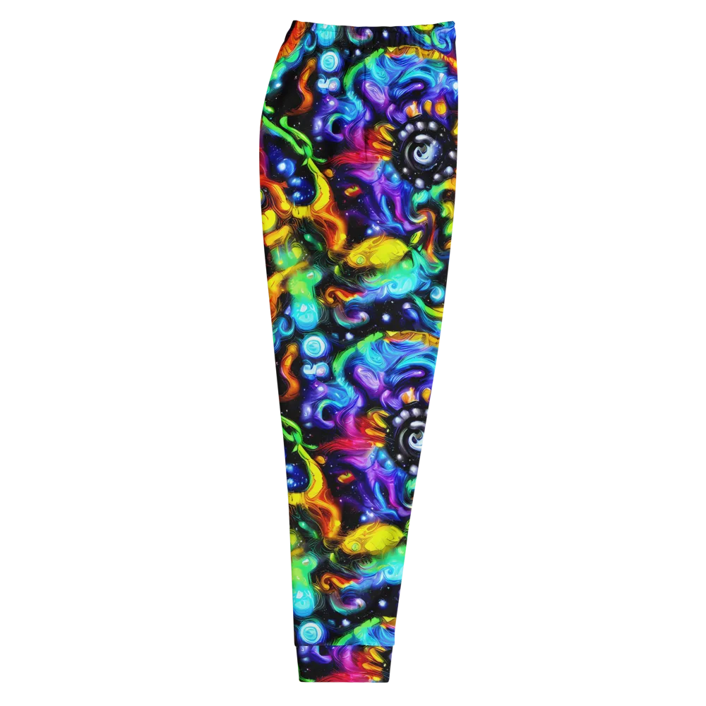 Infinite Colorstorm on Men's Joggers — Right