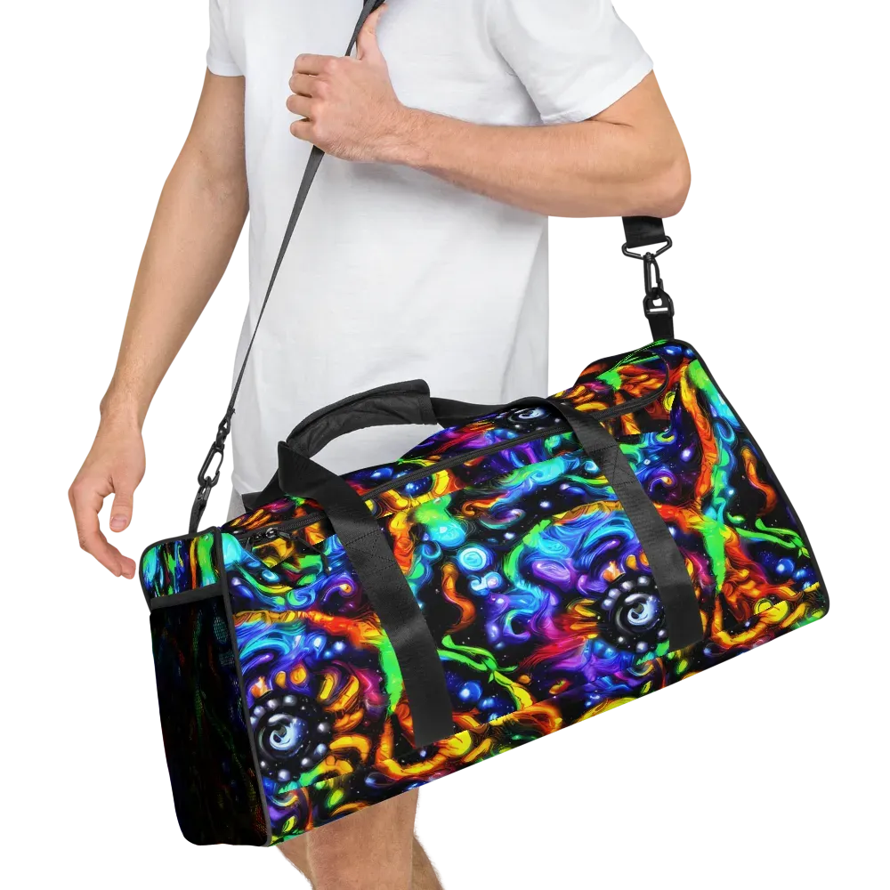 Infinite Colorstorm on Duffle Bag — Right Front