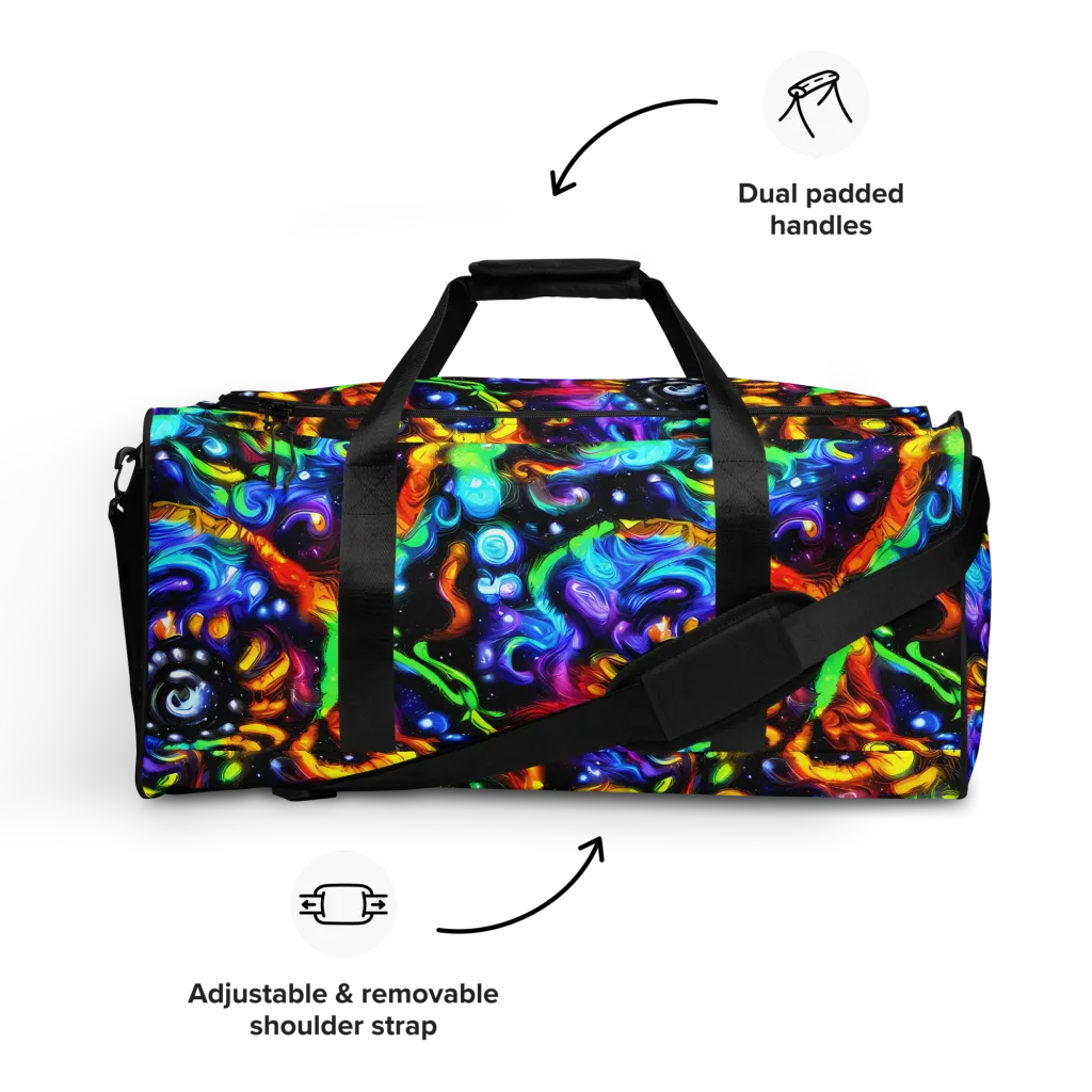 Infinite Colorstorm on Duffle Bag — Front
